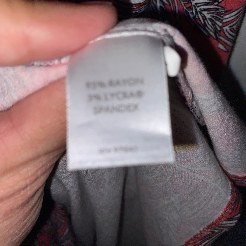 J. Jill Wherever collection  dress in excellent condition Pink with leaf… - Picture 3 of 7